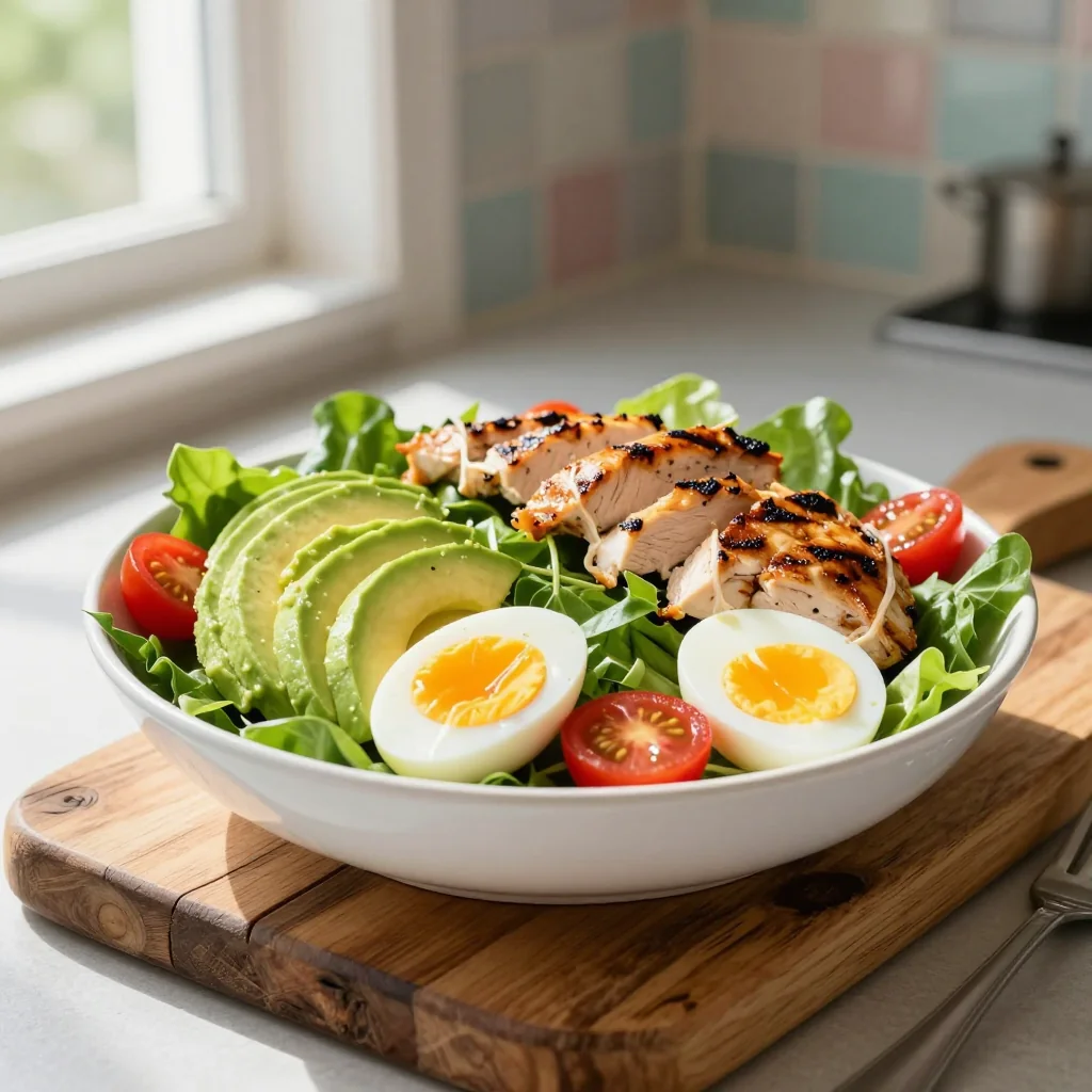 Green Goddess Cobb Salad with Grilled Chicken