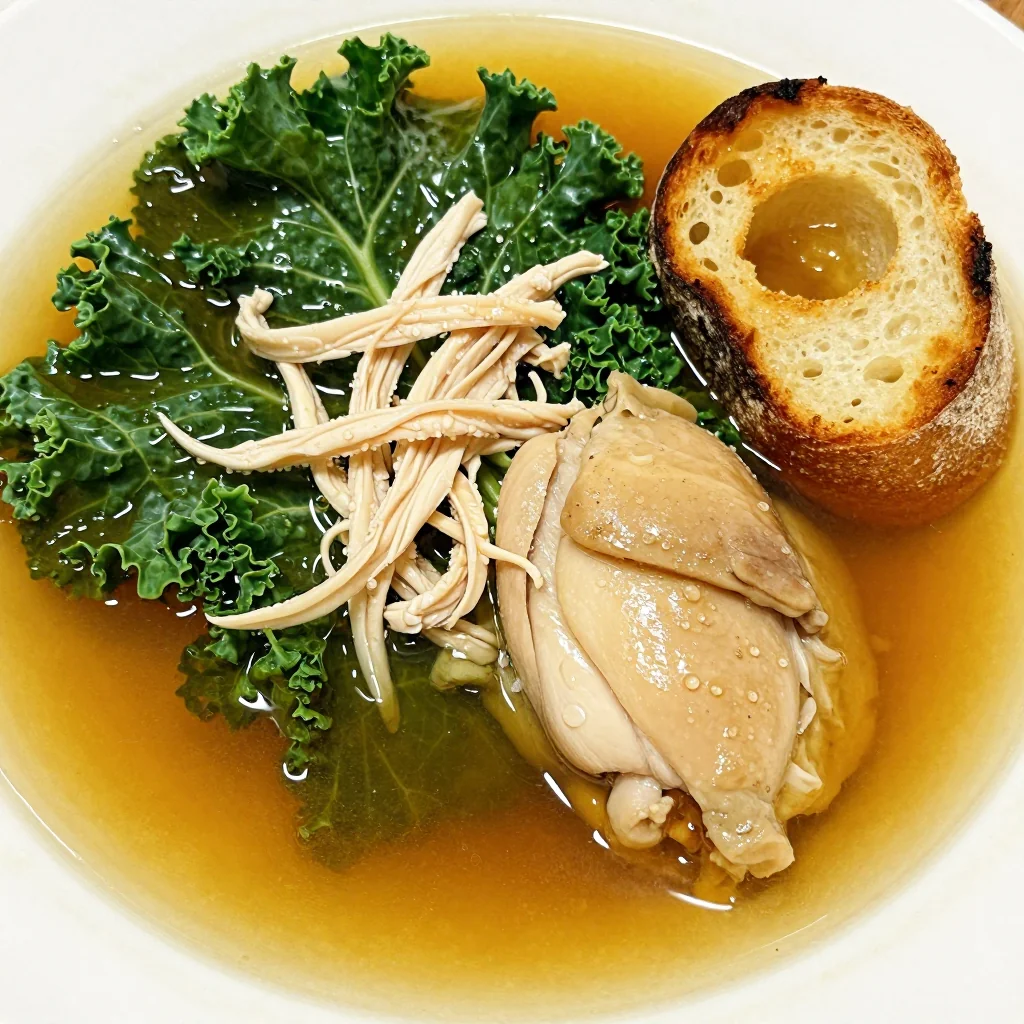 warm and cozy chicken and kale soup for cold january family nights