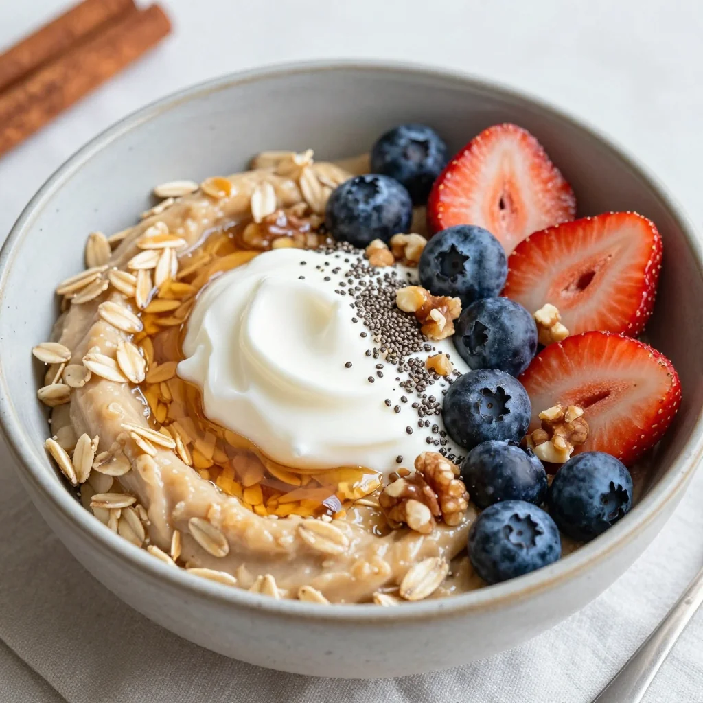 Freezer Ready Breakfast Oatmeal for January Morning