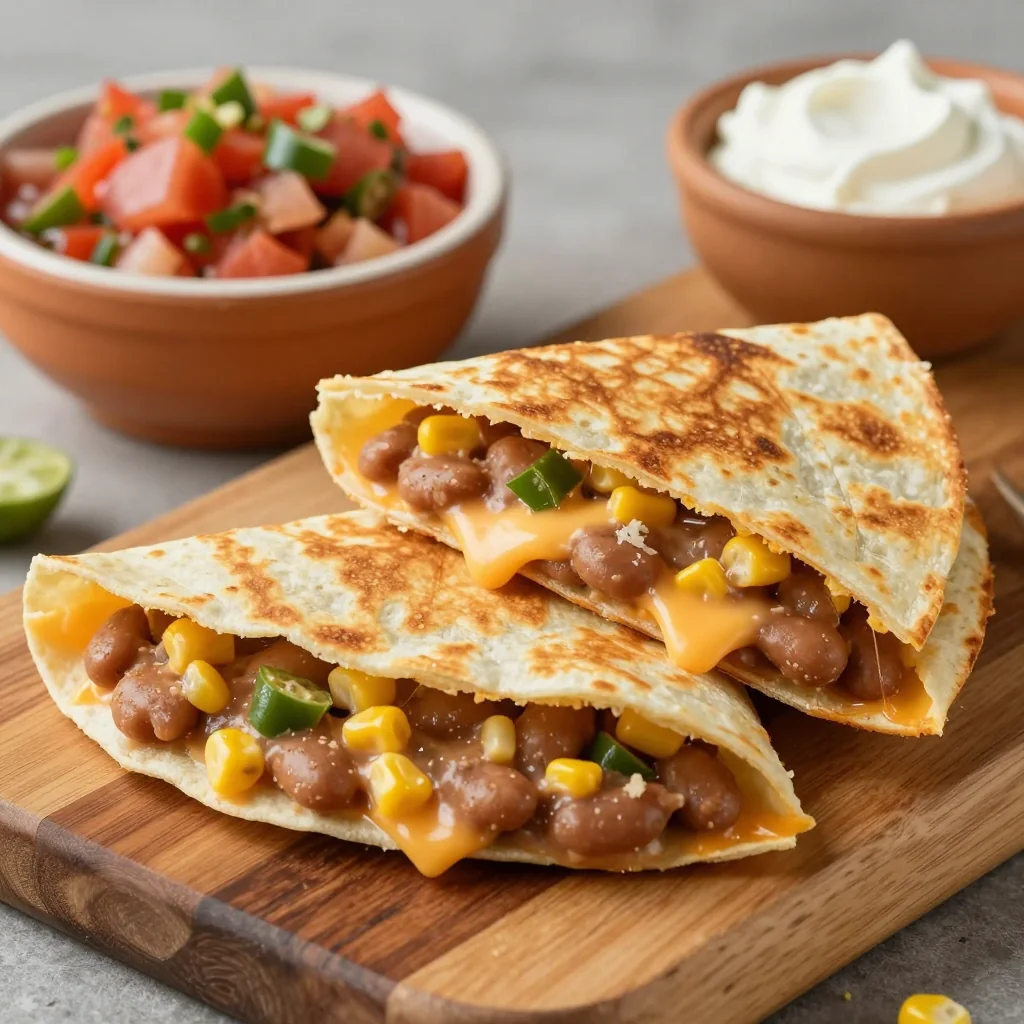 Pantry Quesadillas Refried Bean Quick Lunch