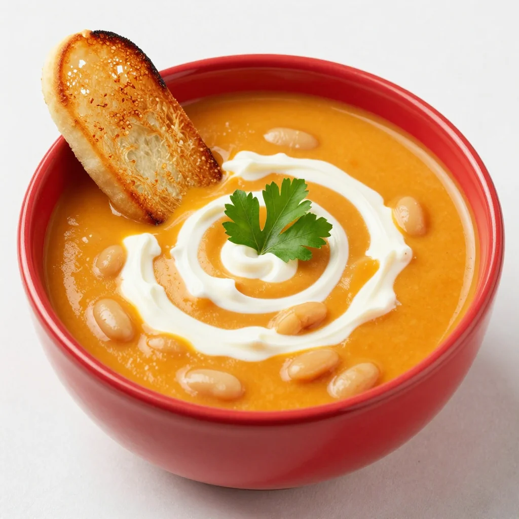 Kid-Friendly Creamy Pumpkin and White Bean Soup