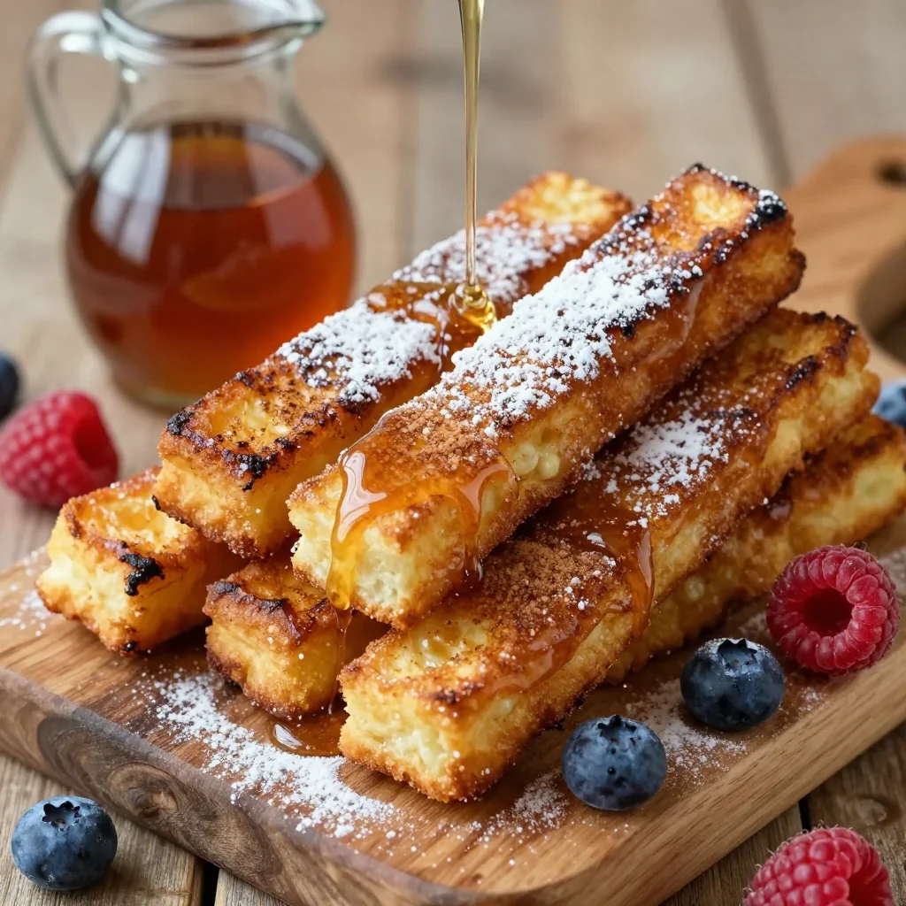 Warm Cinnamon French Toast Sticks for a Fun Breakfast