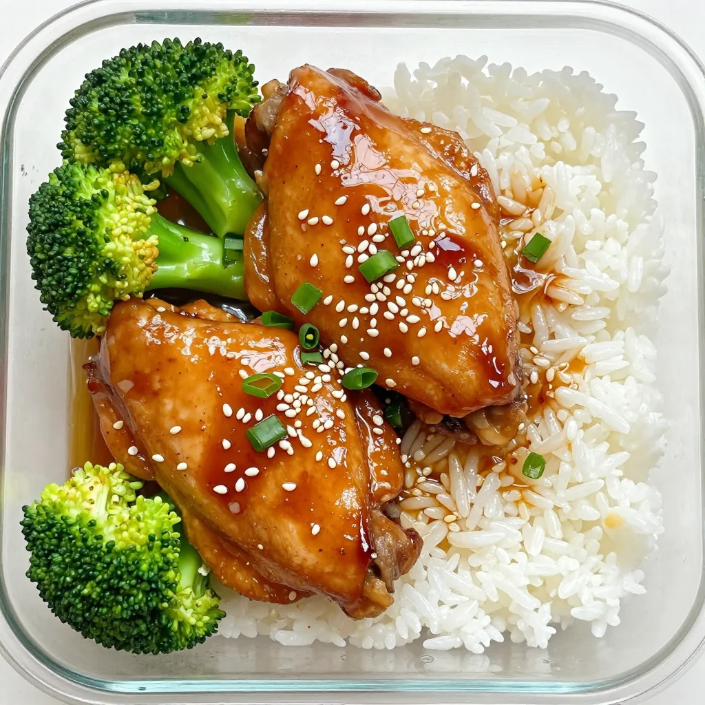 Easy Slow Cooker Honey Soy Chicken for Meal Prep