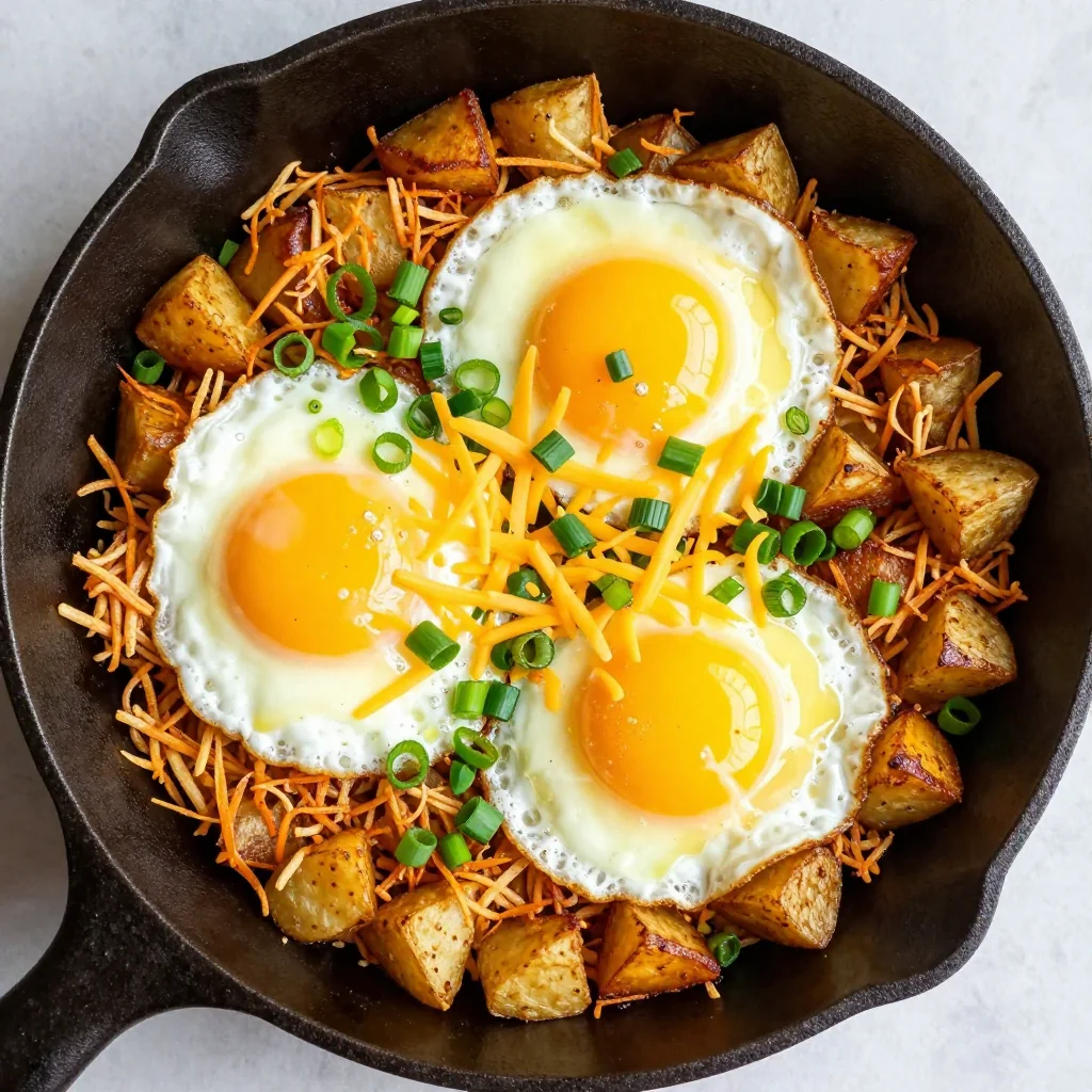 Freezer-Friendly Breakfast Breakfast Breakfast Egg and Hash Brown Skillet