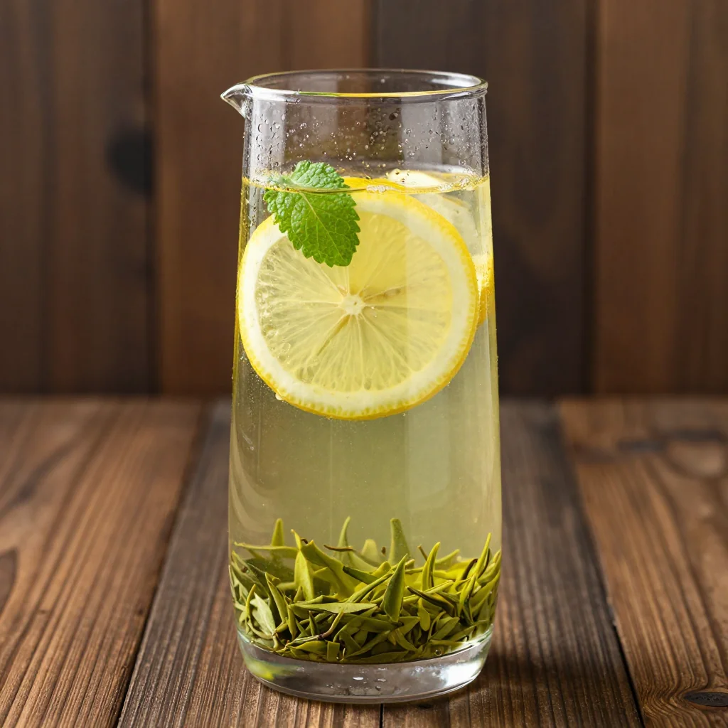 Winter Detox Green Tea And Lemon Detox Water