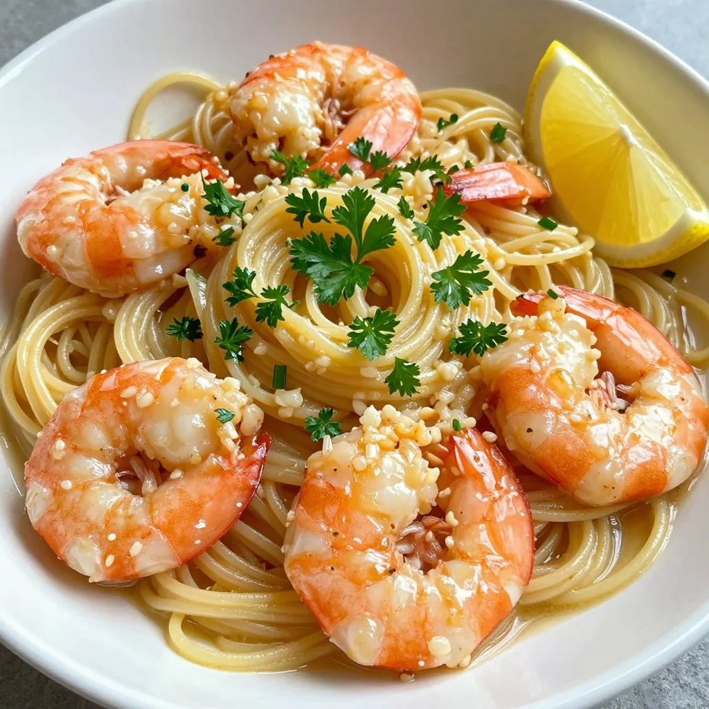 Quick Shrimp Scampi with Garlic and White Wine