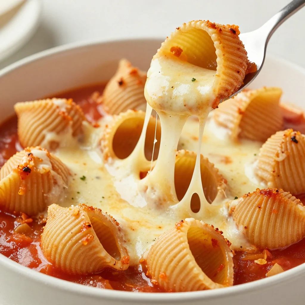 Spinach and Cheese Stuffed Shells for Family Italian Night