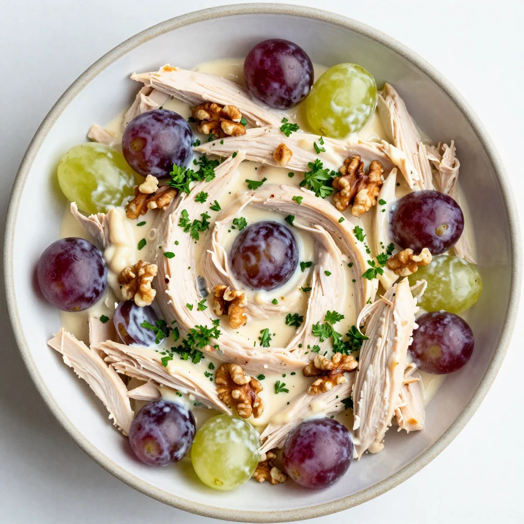 Meal Prep Chicken Salad With Grapes And Walnuts
