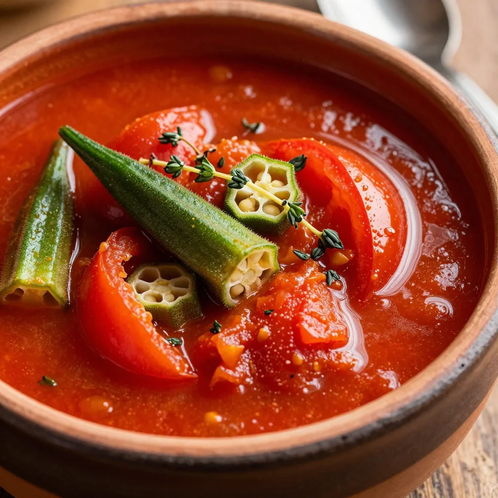 Martin Luther King Day Okra and Tomato Soup Stew