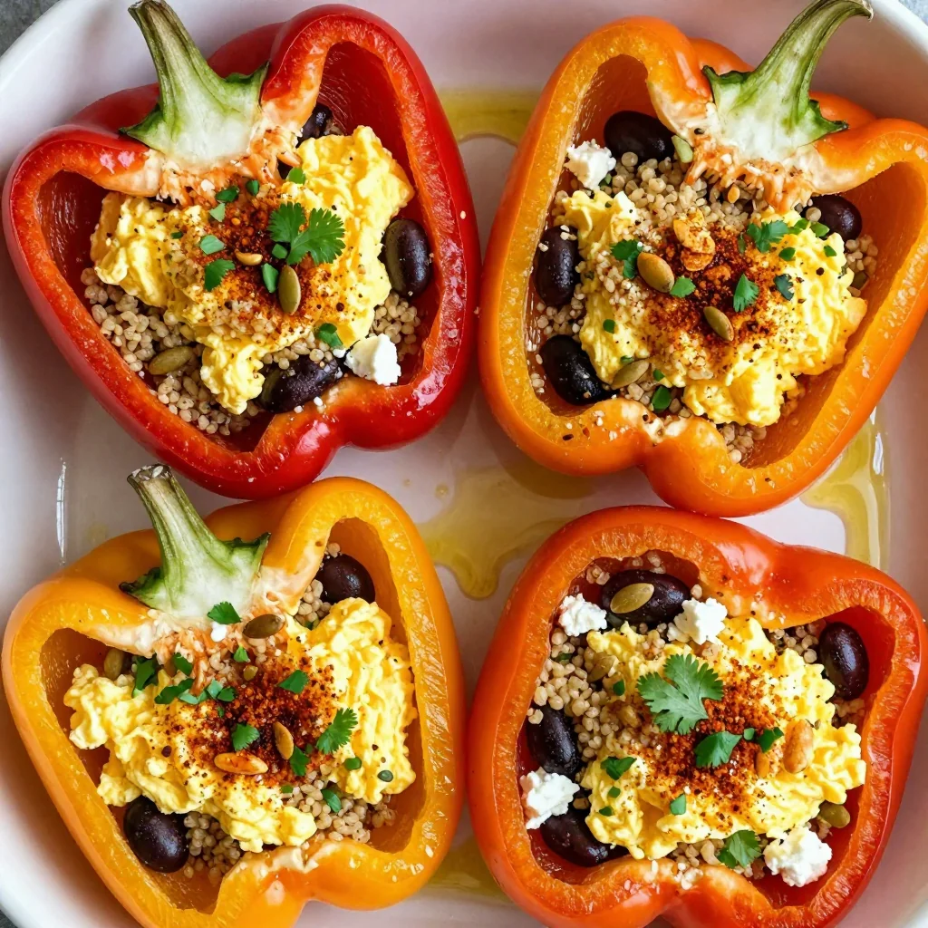 Healthy Breakfast Stuffed Peppers for Warm Winter Mornings