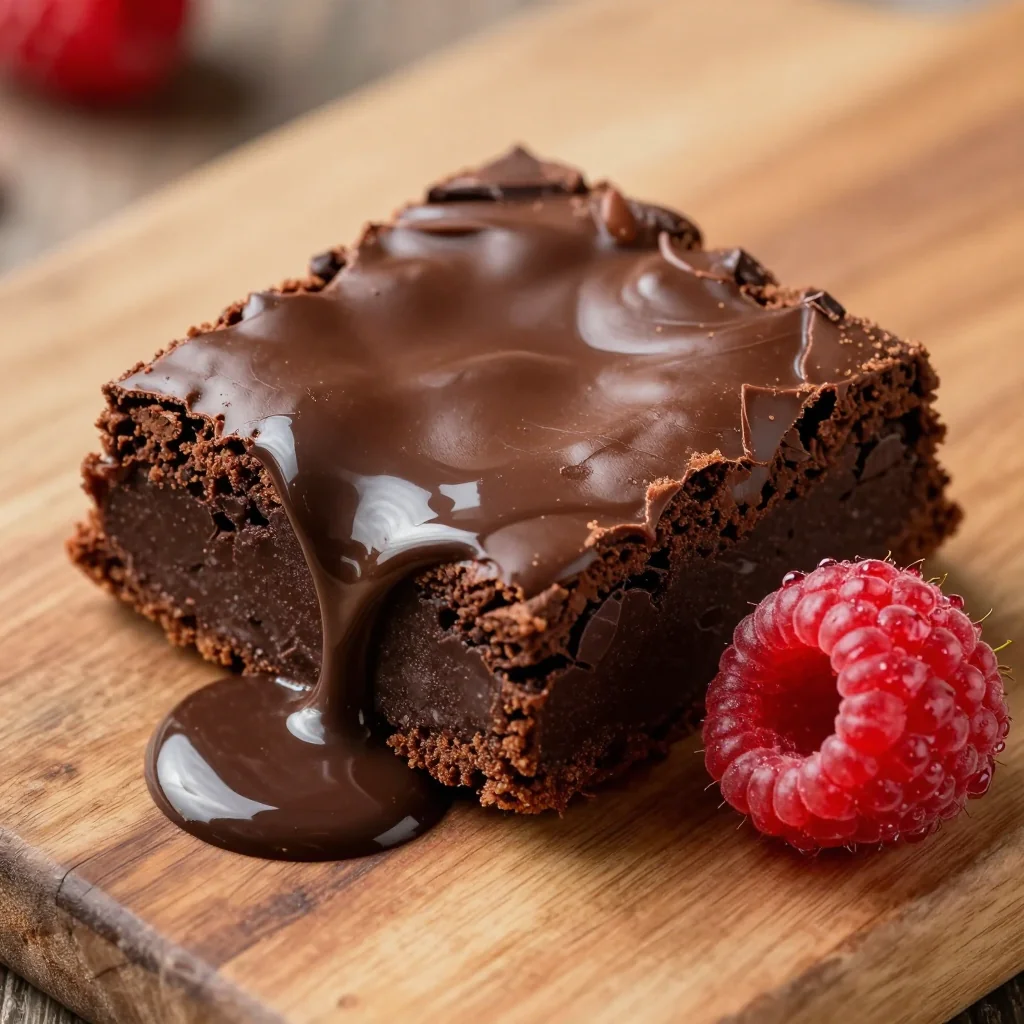 Indulgent Chocolate and Raspberry Brownies That are Fudgy and Rich