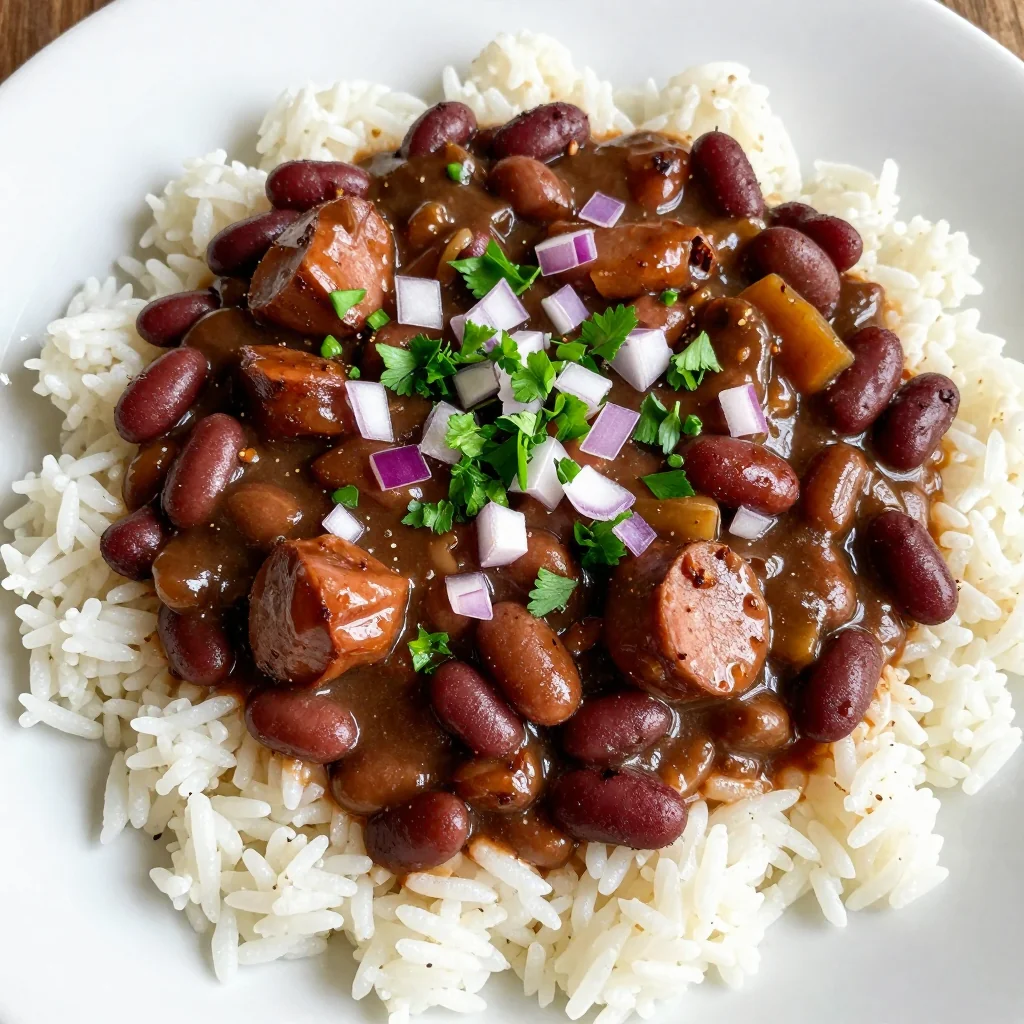 Cajun Red Beans And Rice For A Flavorful Dinner