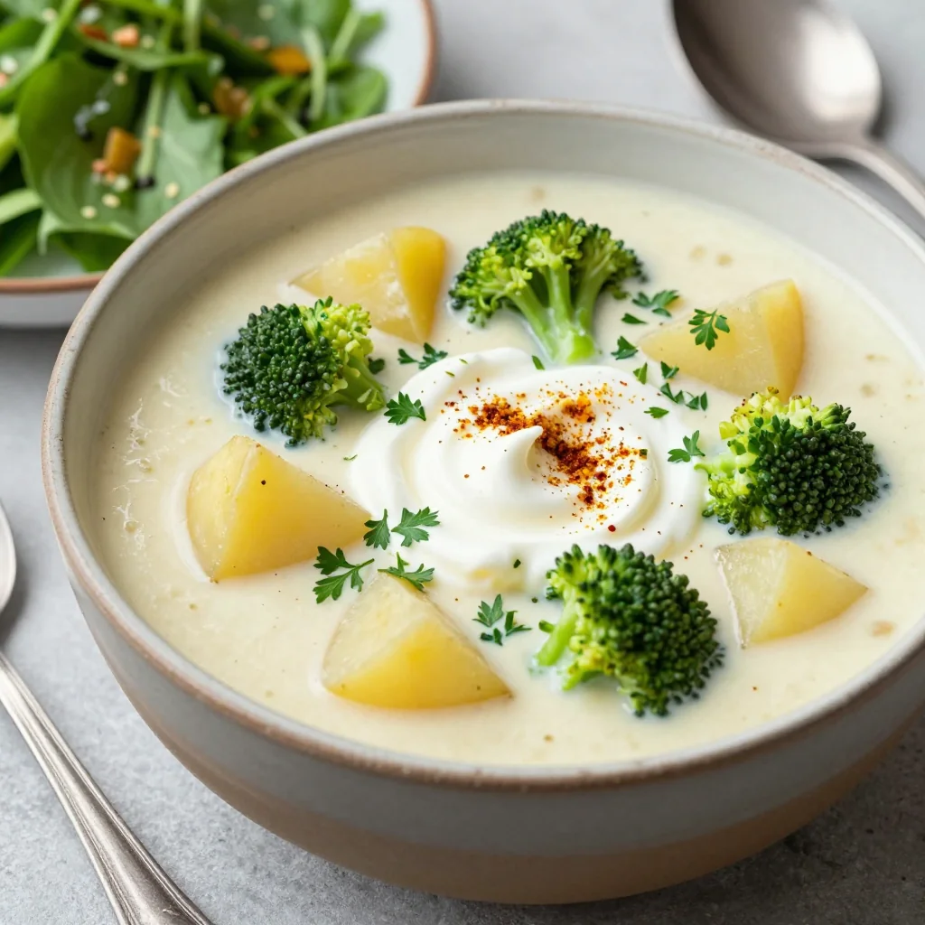 Healthy Slow Cooker Potato Soup for Weight Loss