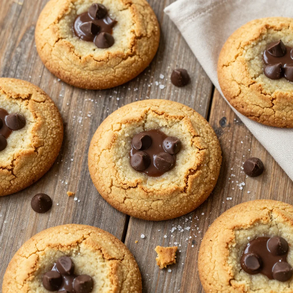 Warm Chocolate Chip Cookies for a Movie Night