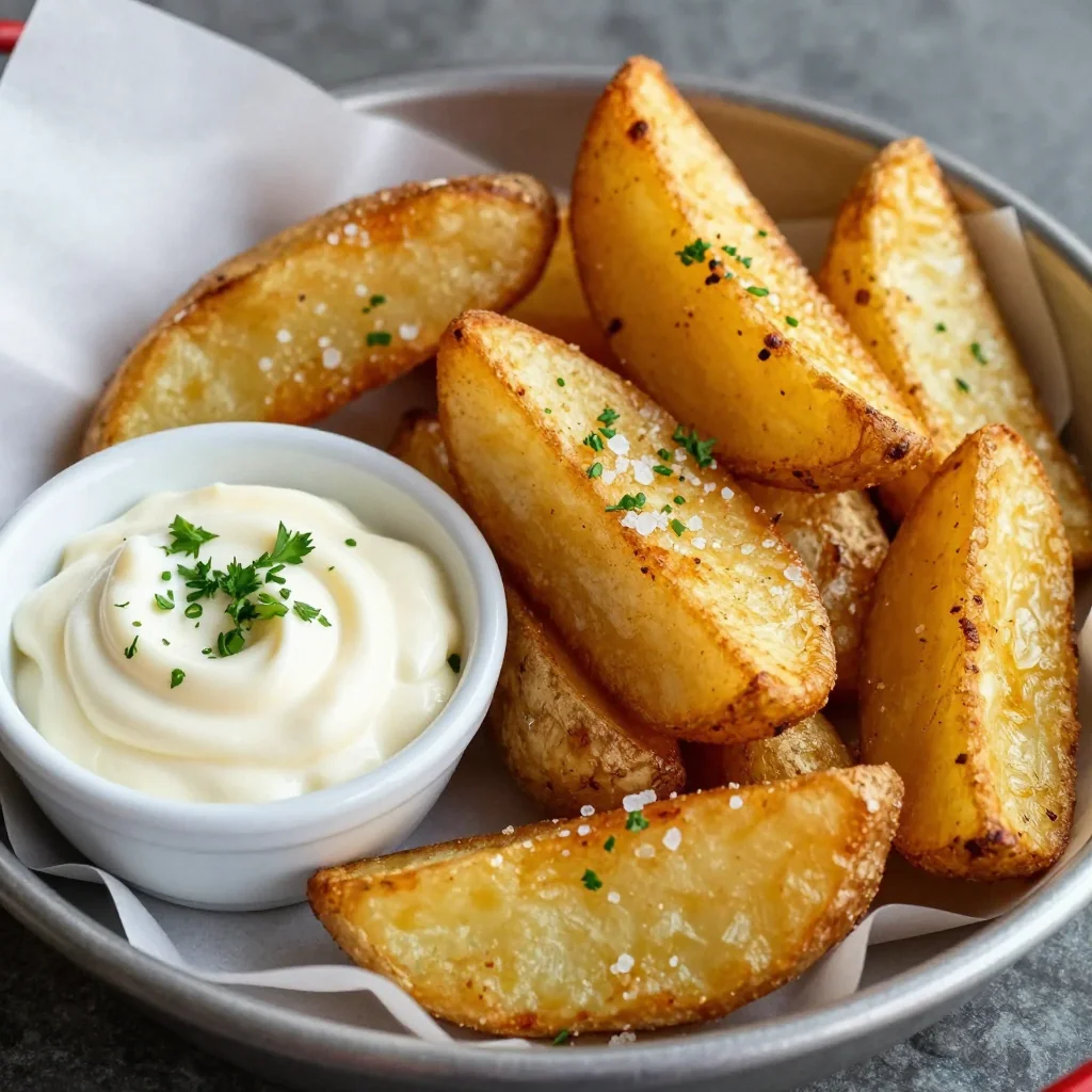 Crispy Roasted Potato Wedges for NFL Game Snacks