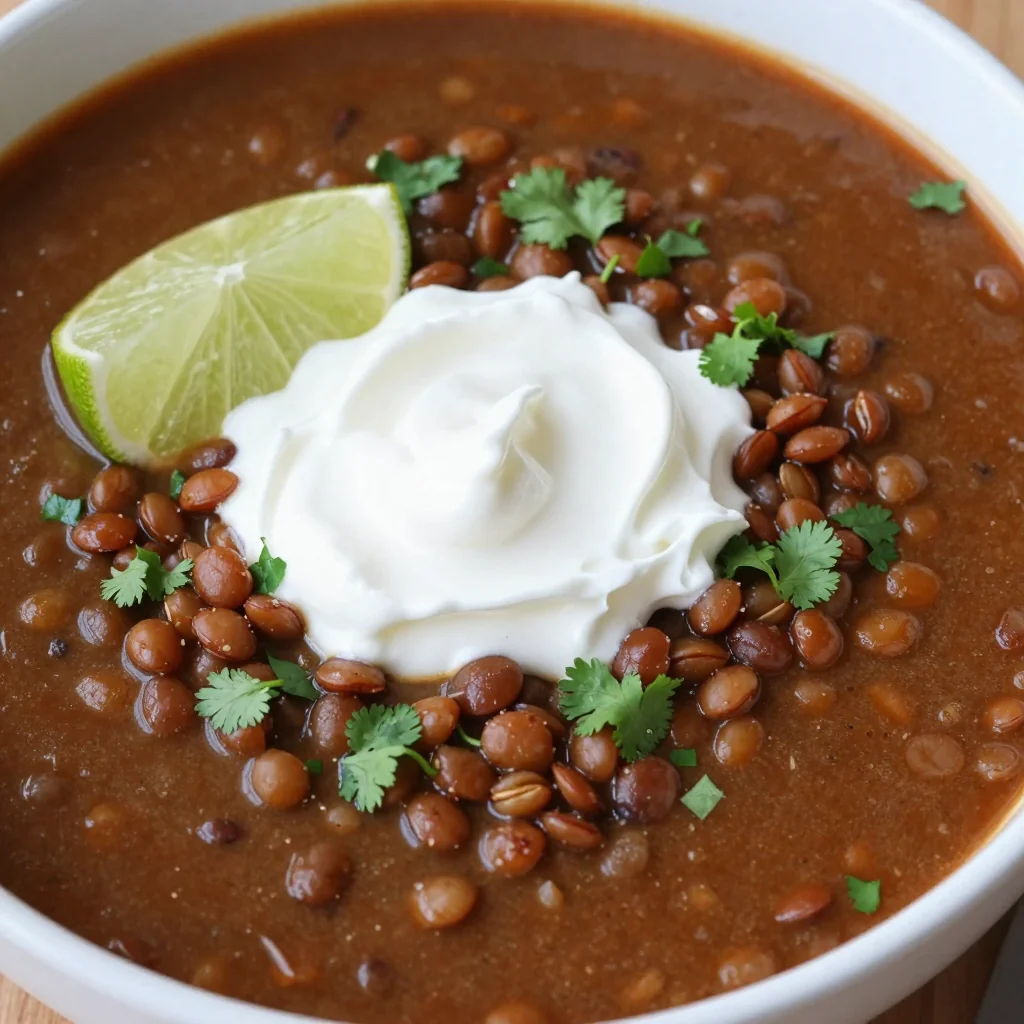 Spicy Lentil Soup for Healthy January Goals