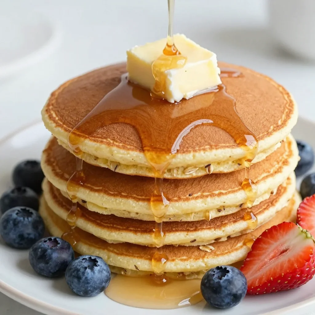 Freezer-Friendly Breakfast Pancakes with Oats