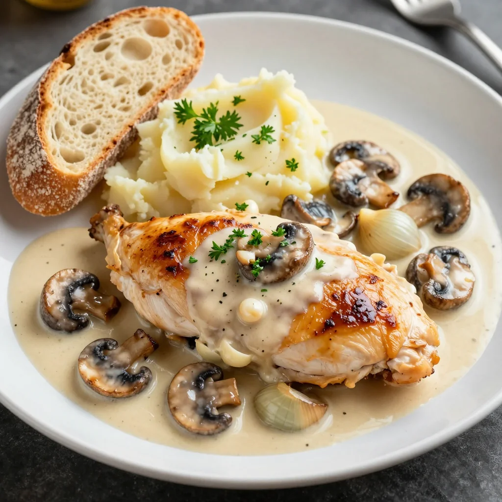 Creamy Garlic Mushroom Chicken for a Cozy Winter Meal