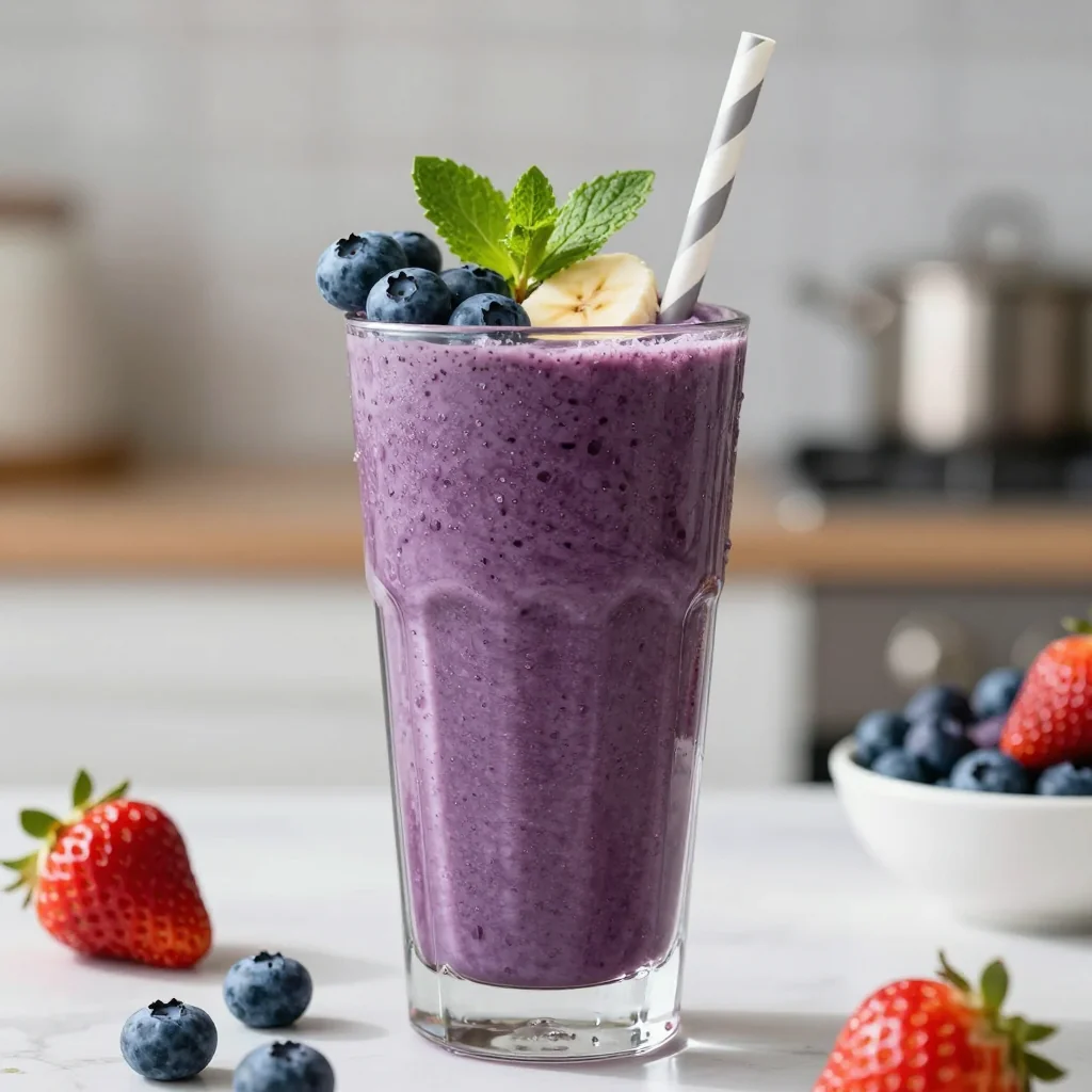Glow Up Your Mornings with This Berry Smoothie