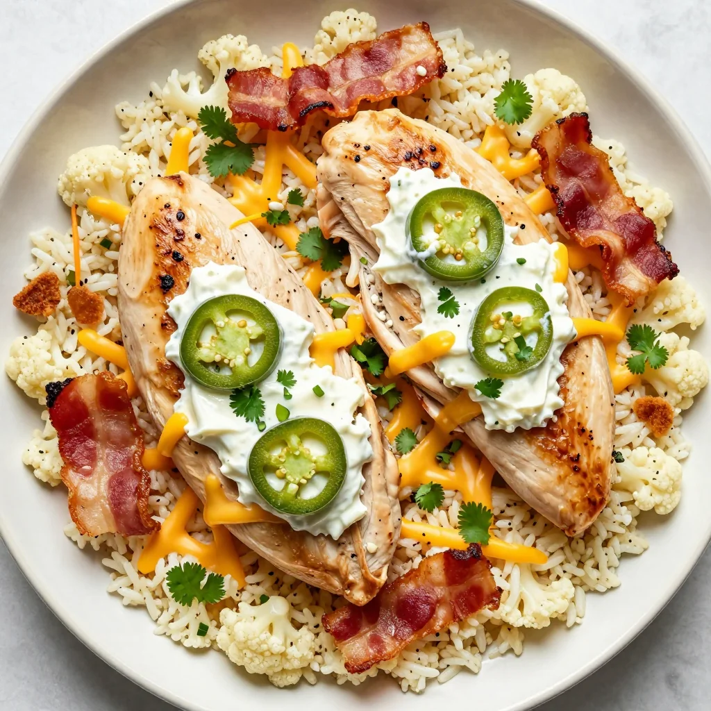 NFL Playoff Keto Jalapeno Bacon Cream Cheese Stuffed Chicken