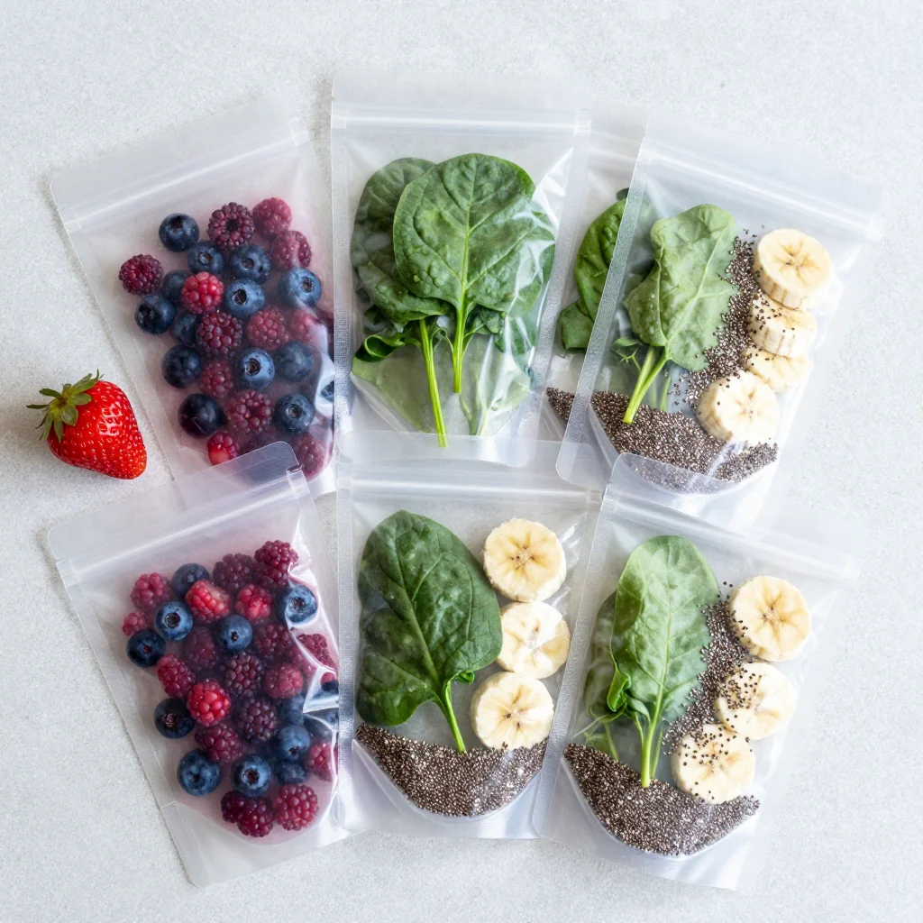 Make Ahead Smoothie Packs for Zero Morning Stress