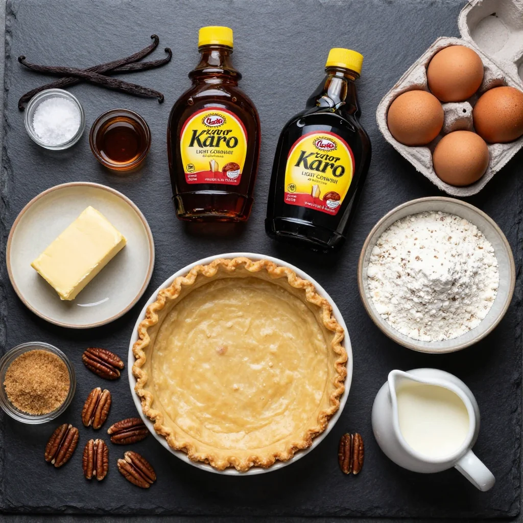 Ingredients for MLK Day Pecan Pie