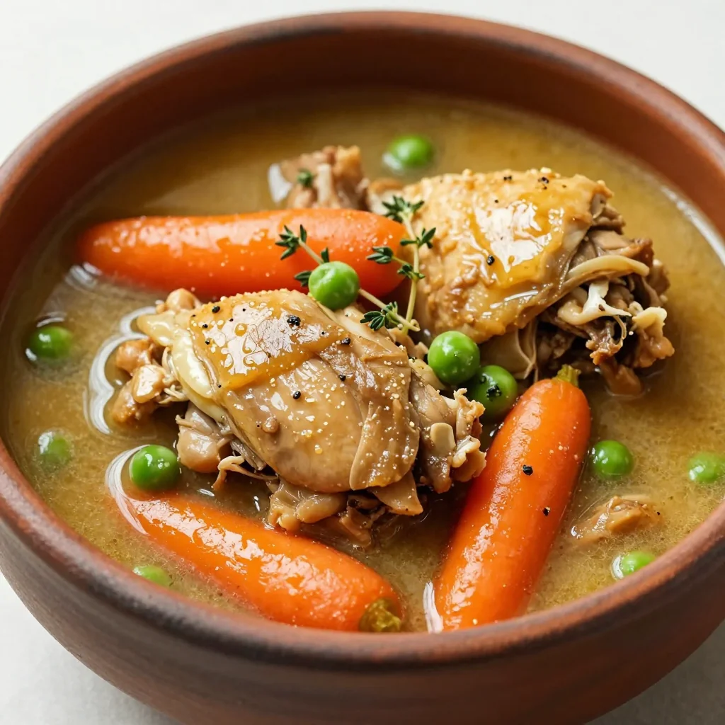 Cozy Chicken And Vegetable Stew With Herbs