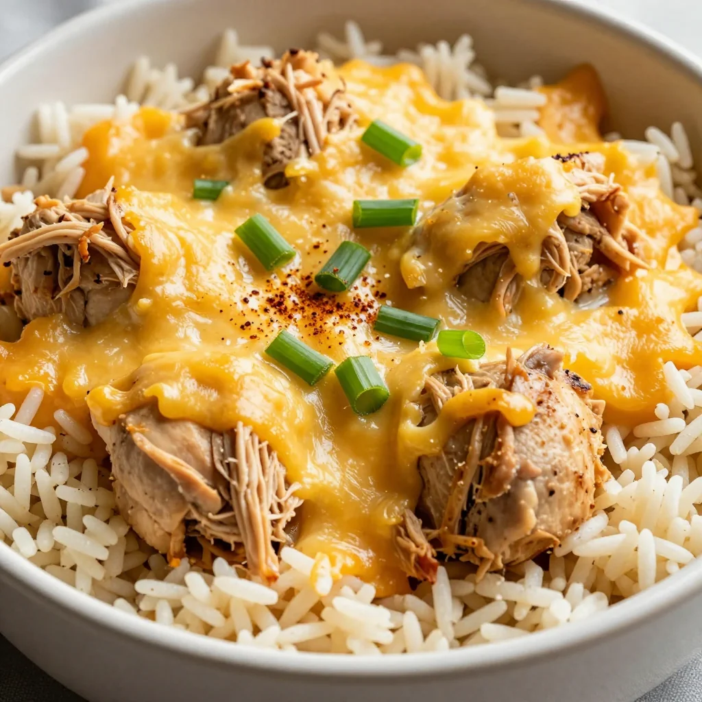 Cheesy Slow Cooker Chicken and Rice for MLK Day Comfort