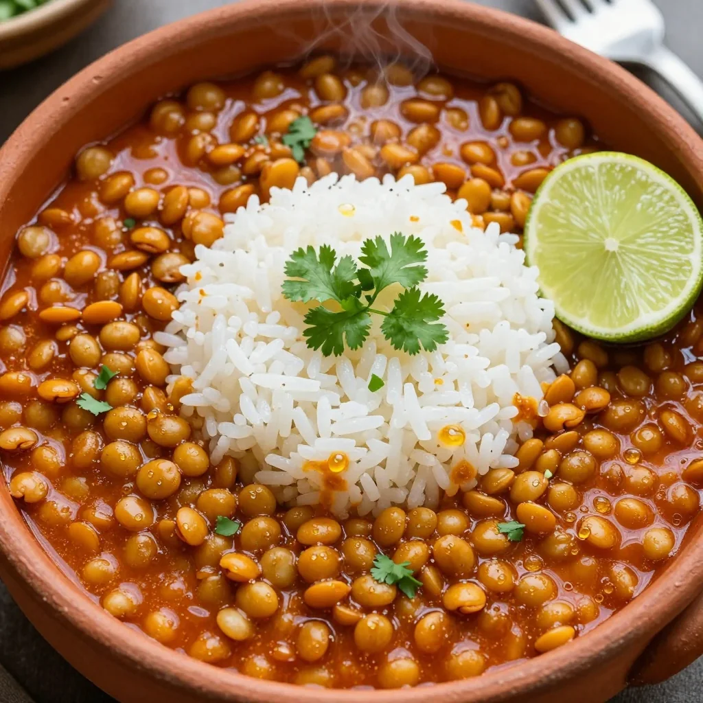 Budget Lentil Curry for Pantry Clean Out