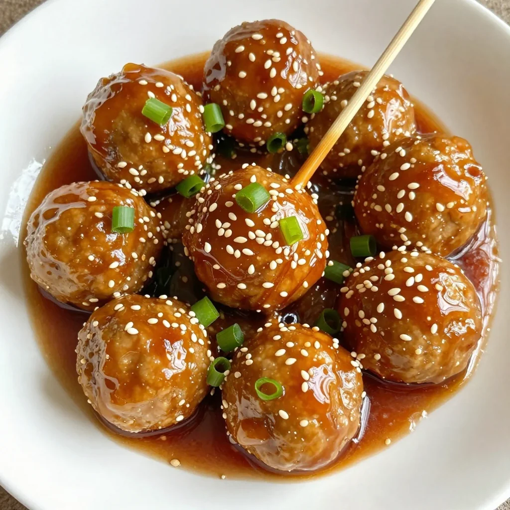 Easy Instant Pot Honey Garlic Meatballs for Appetizers