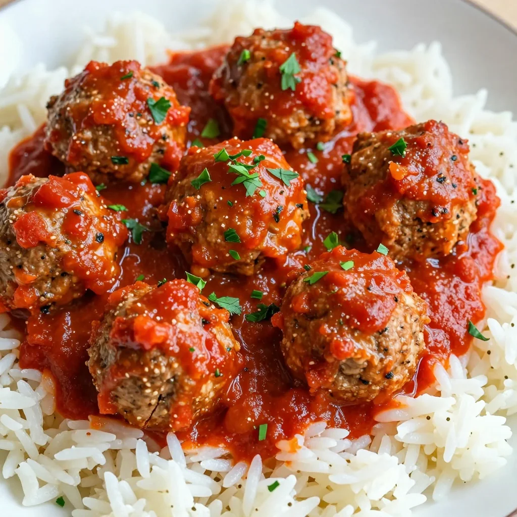 Baked Turkey Meatballs in Marinara for Kid-Friendly Meal