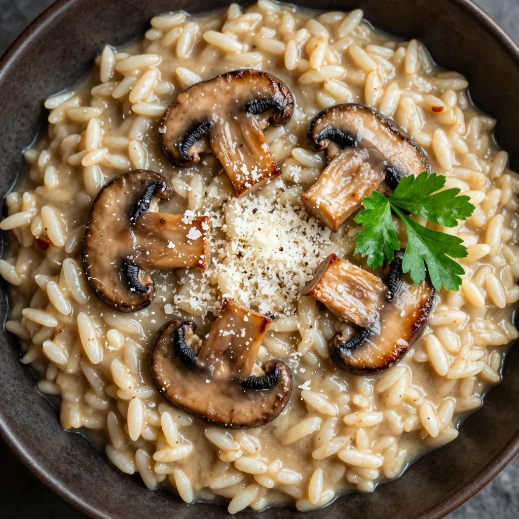 Cozy Mushroom Risotto for a Winter Night In