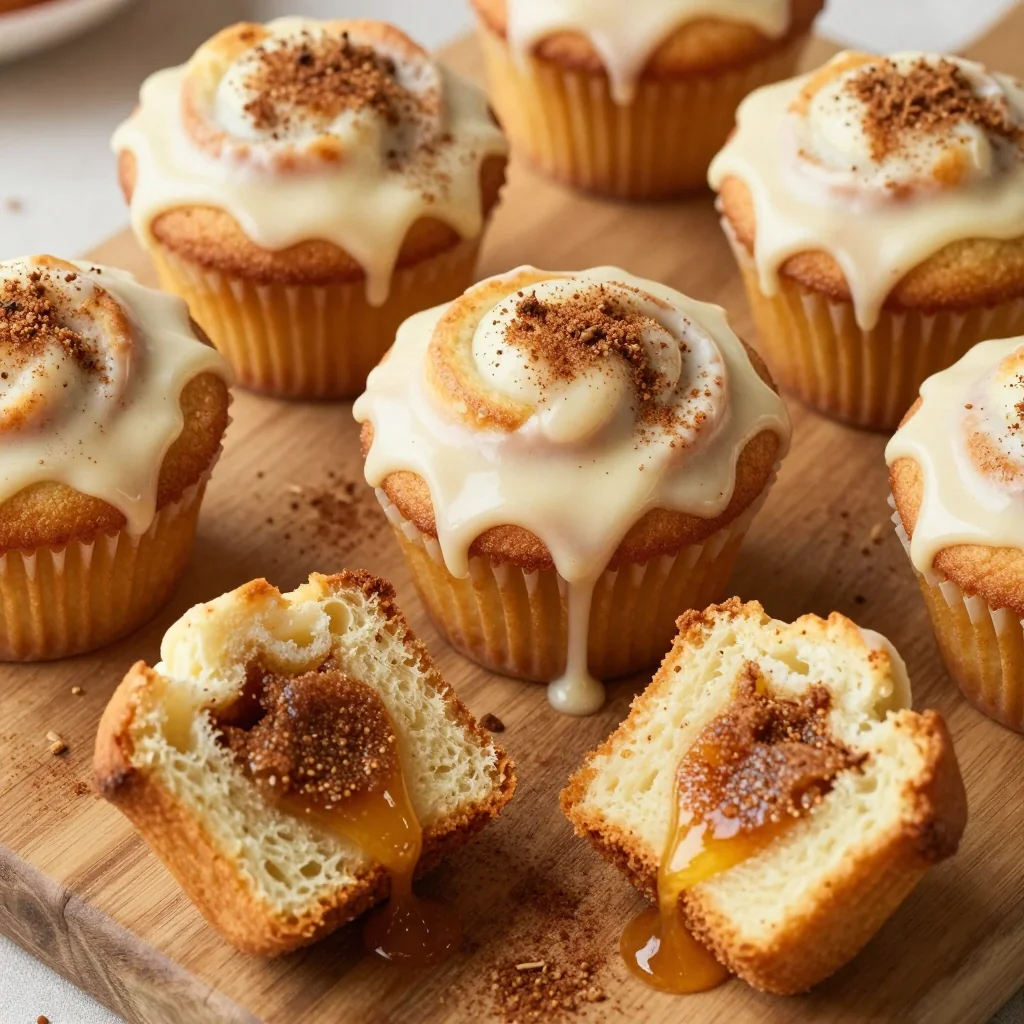 Cinnamon Roll Breakfast Muffins for a Sweet Treat