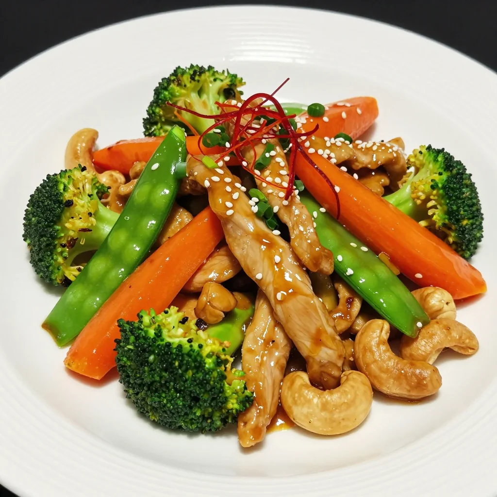 Quick Weeknight Freezer Chicken and Cashew Stir-Fry