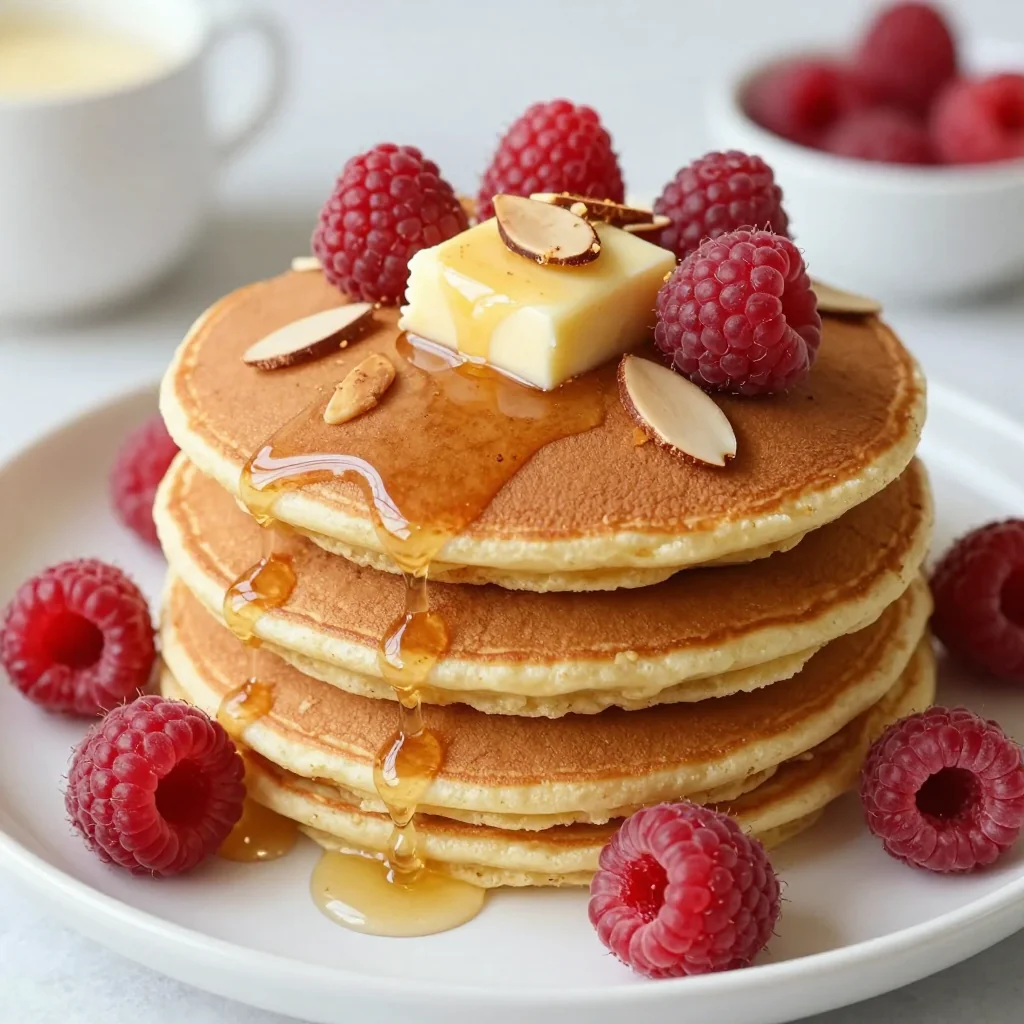 Warm Almond Flour Pancakes for Keto Breakfast