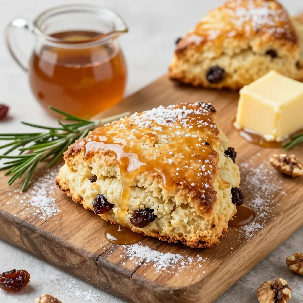 Warm Maple Glazed Breakfast Scones for a Weekend Brunch