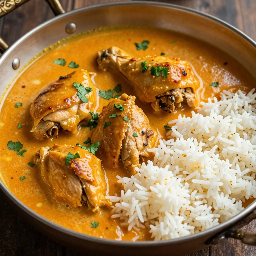 One Pot Creamy Chicken Curry for January Drearies