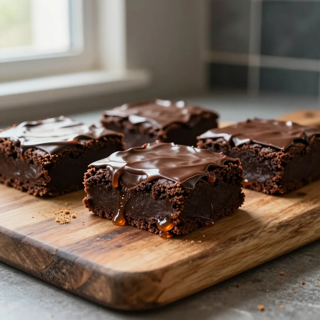 Chocolate Brownies with Frosting