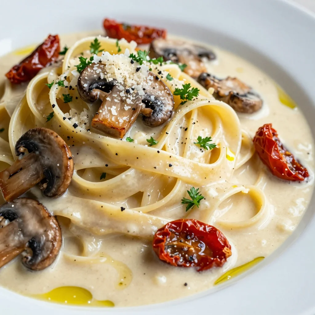 Creamy Vegan Alfredo with Cauliflower Sauce