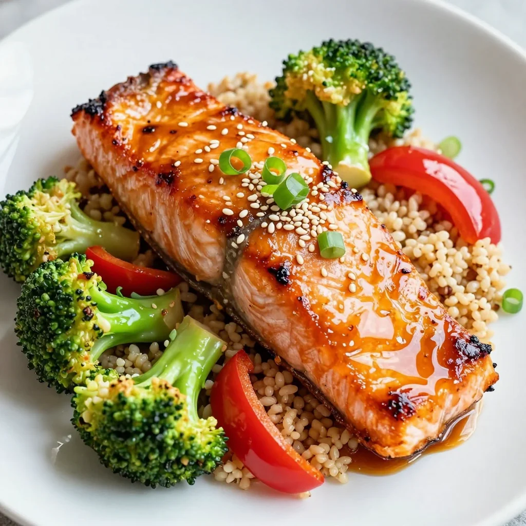 Honey Soy Baked Salmon for a Clean Eating January Dinner