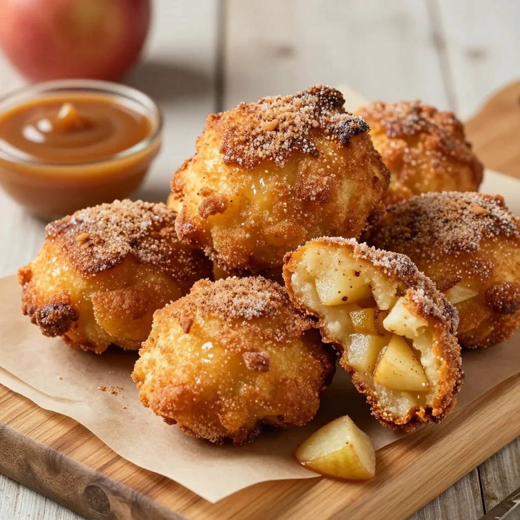 Cinnamon Sugar Apple Fritters for a Fried Breakfast Treat