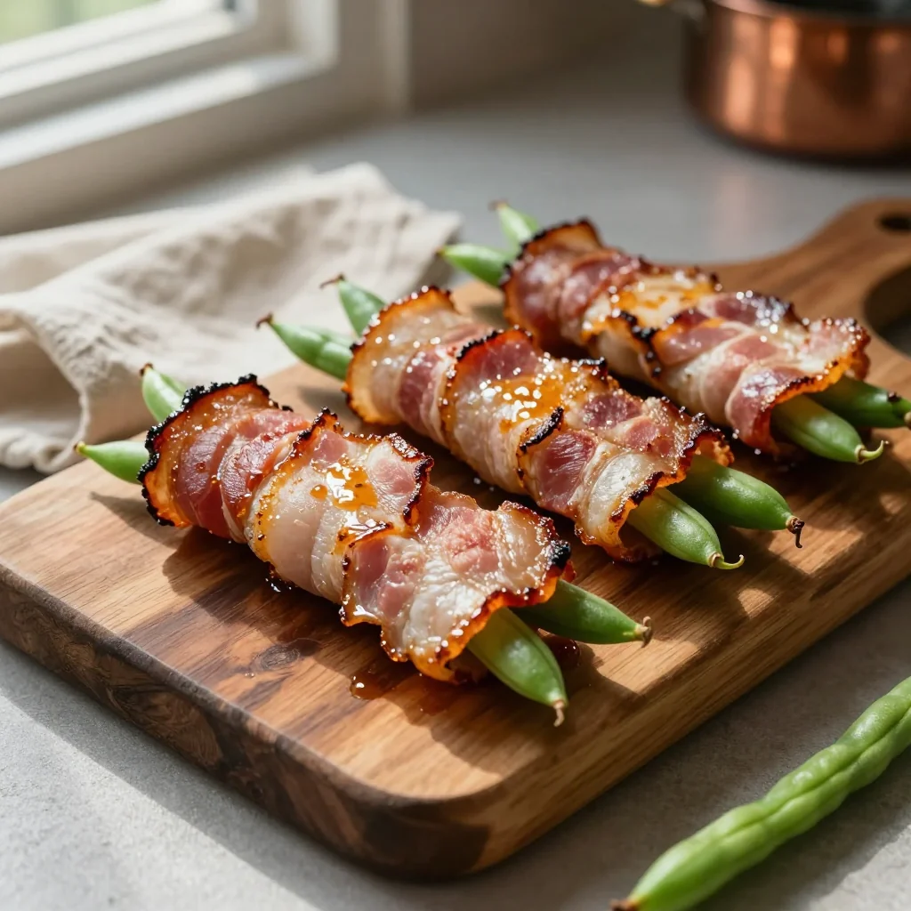 Green Bean Bundles with Bacon