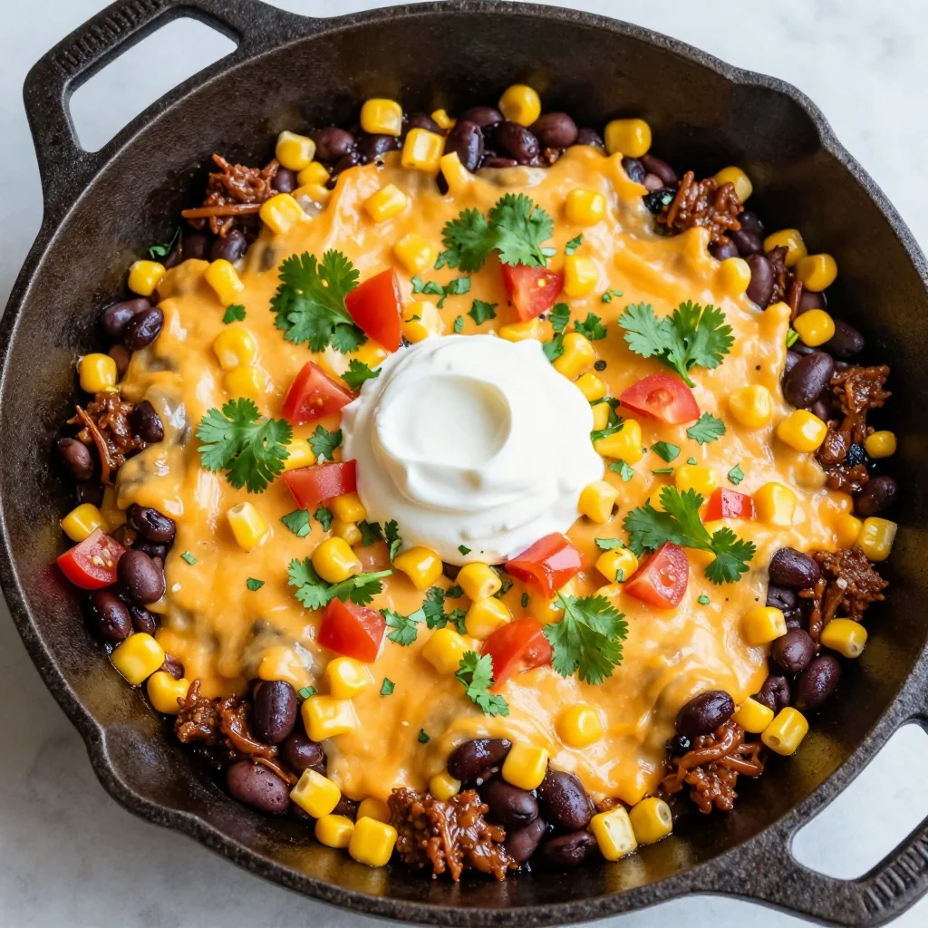 Easy One Pot Cheesy Taco Meat With Black Beans And Corn Dinner