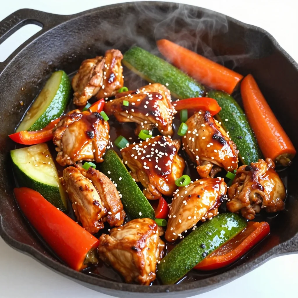 Budget-Friendly Chicken and Veggie Skillet with Soy Sauce