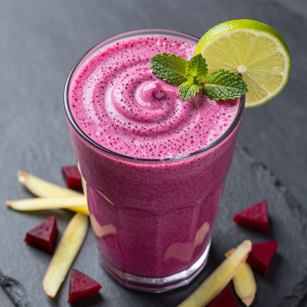 Cleansing Beetroot Ginger Detox Smoothie Boost