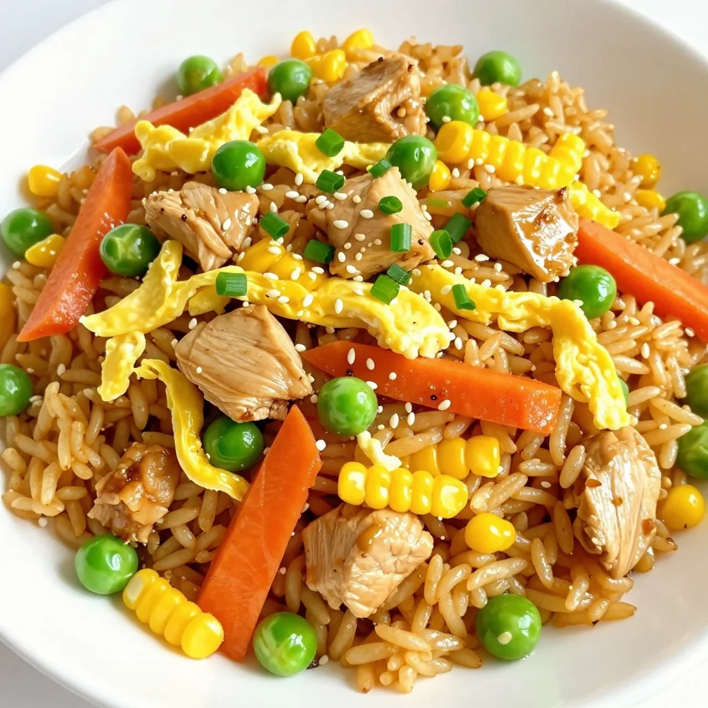 Family-Favorite Chicken Fried Rice with Veggies