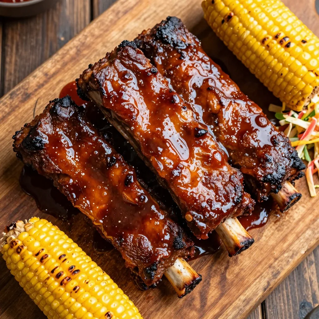 Slow Cooker Beef Ribs with BBQ Sauce for a Fall Off the Bone Dinner