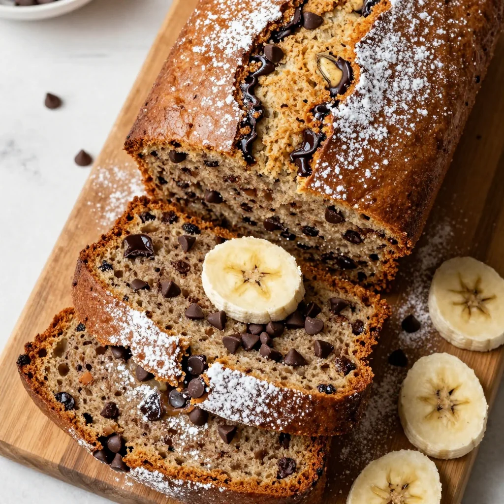Warm Chocolate Chip Banana Bread for a Cozy Treat
