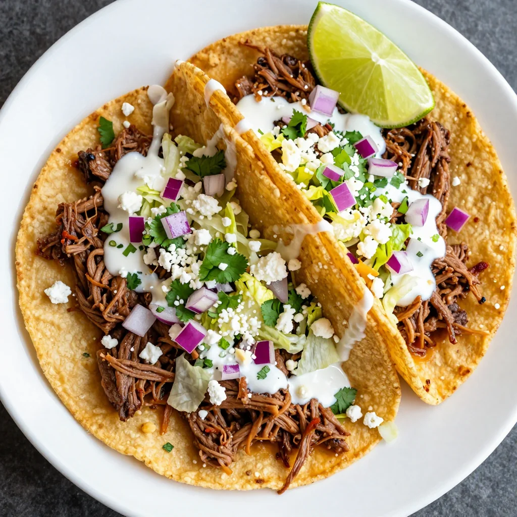 Slow Cooker Beef Tacos for MLK Day Family Dinner