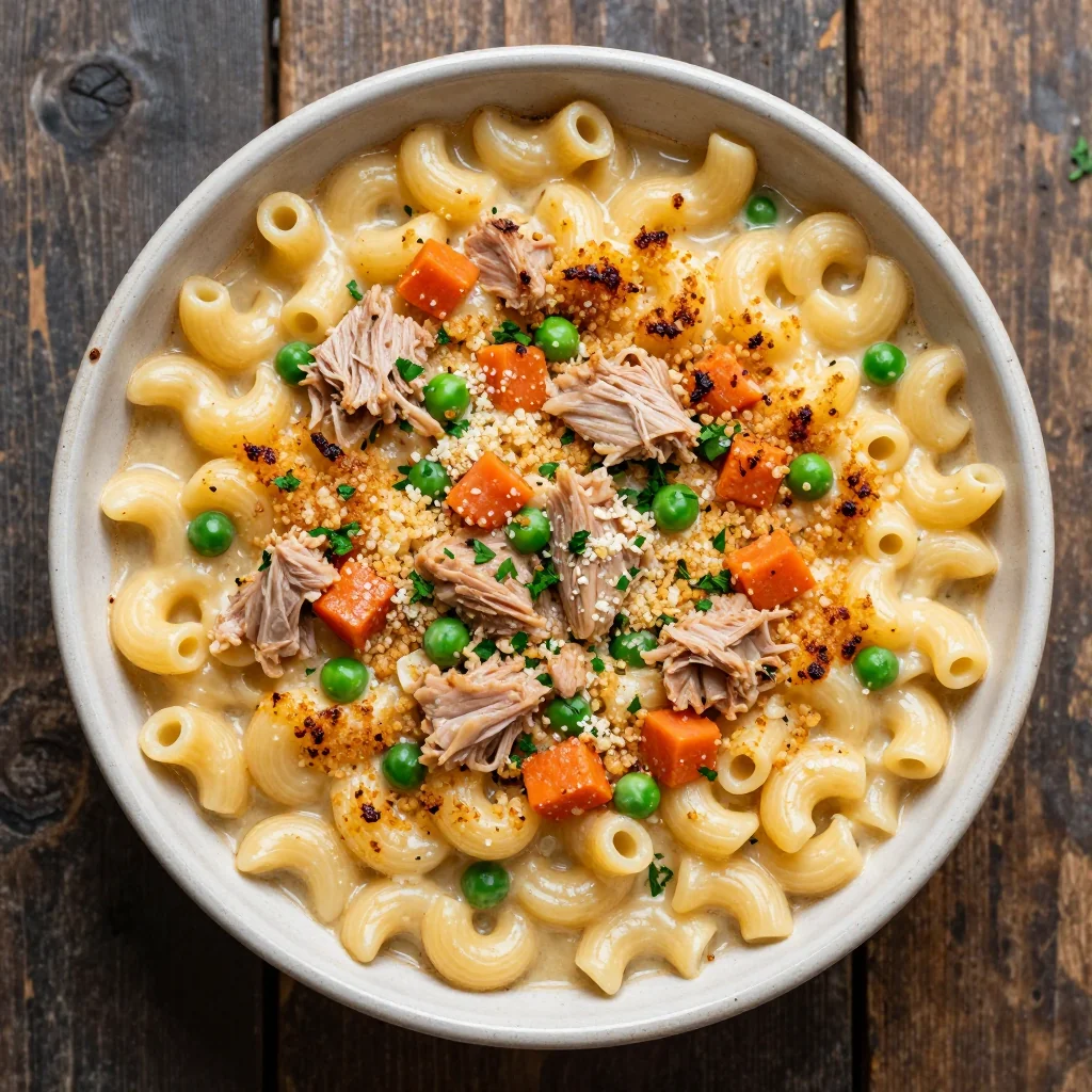 Pantry Shelf Stable Tuna Noodle Casserole
